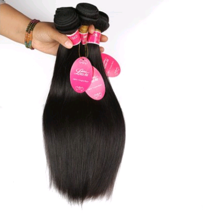 Real human hair straight wave